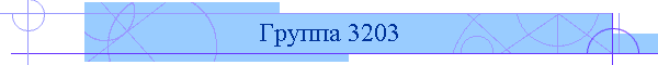 Группа 3203