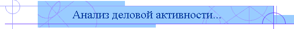 Анализ деловой активности...